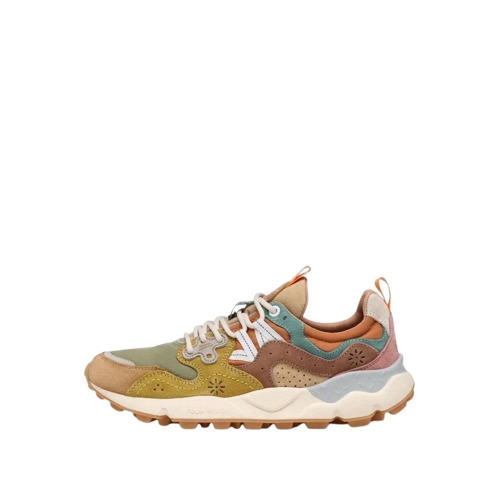 Flower Mountain Men's Brown Sneakers, 11 Uk, Yamano 3 Sneaker