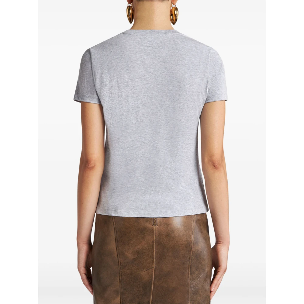 ETRO Stijlvolle Cut and Sew T-shirts Gray Dames