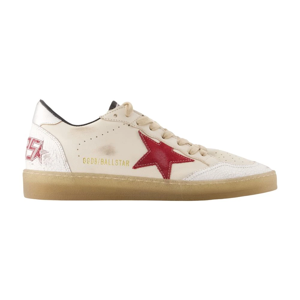 Golden Goose Uomo Beige - Ball Star Sneakers - Shoes - 41 Eu