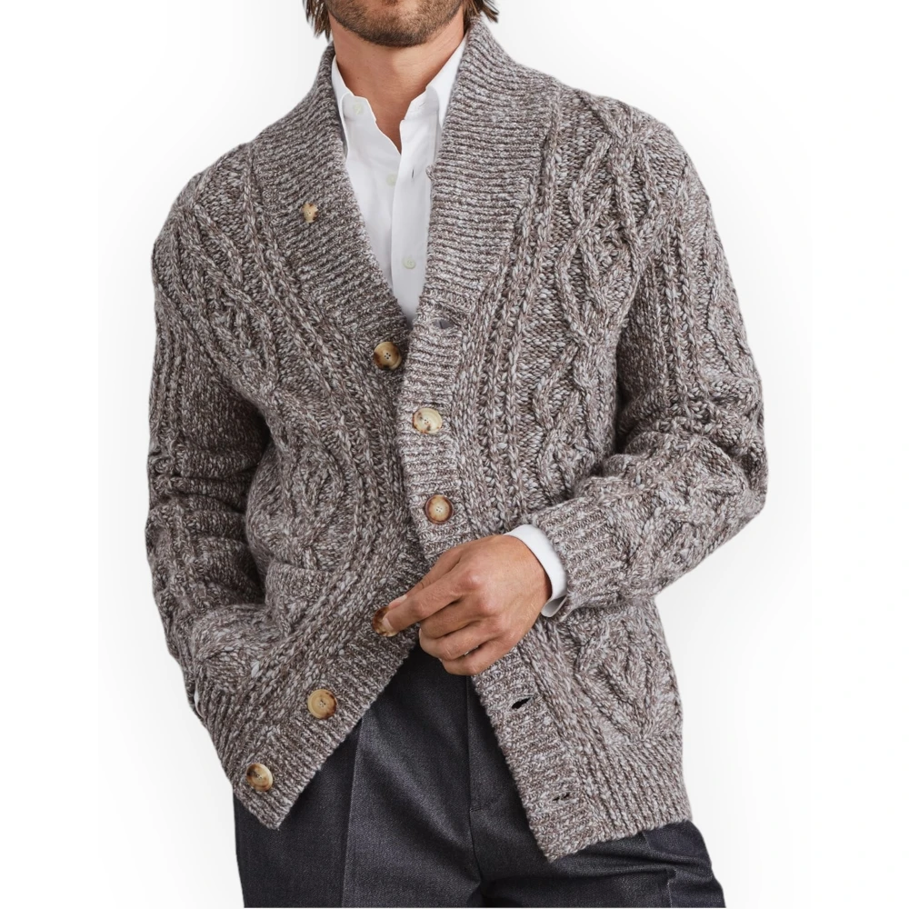 BRUNELLO CUCINELLI Stijlvolle Cardigan voor Vrouwen Gray Heren