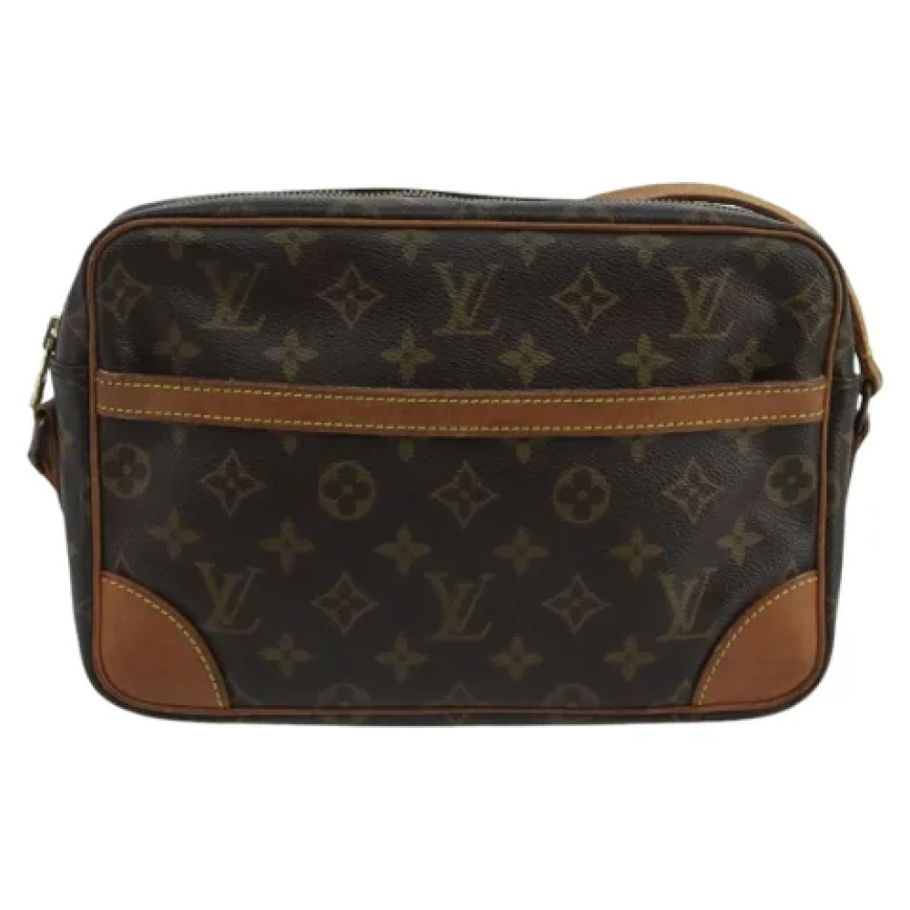 Louis Vuitton Vintage Pre-owned Canvas shoulder-bags Brown Dames