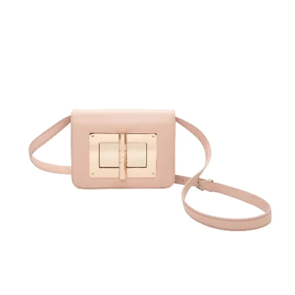 Tom Ford Pre-owned Leather shoulder-bags Pink Dames
