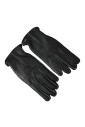 black-leather-biker-gloves