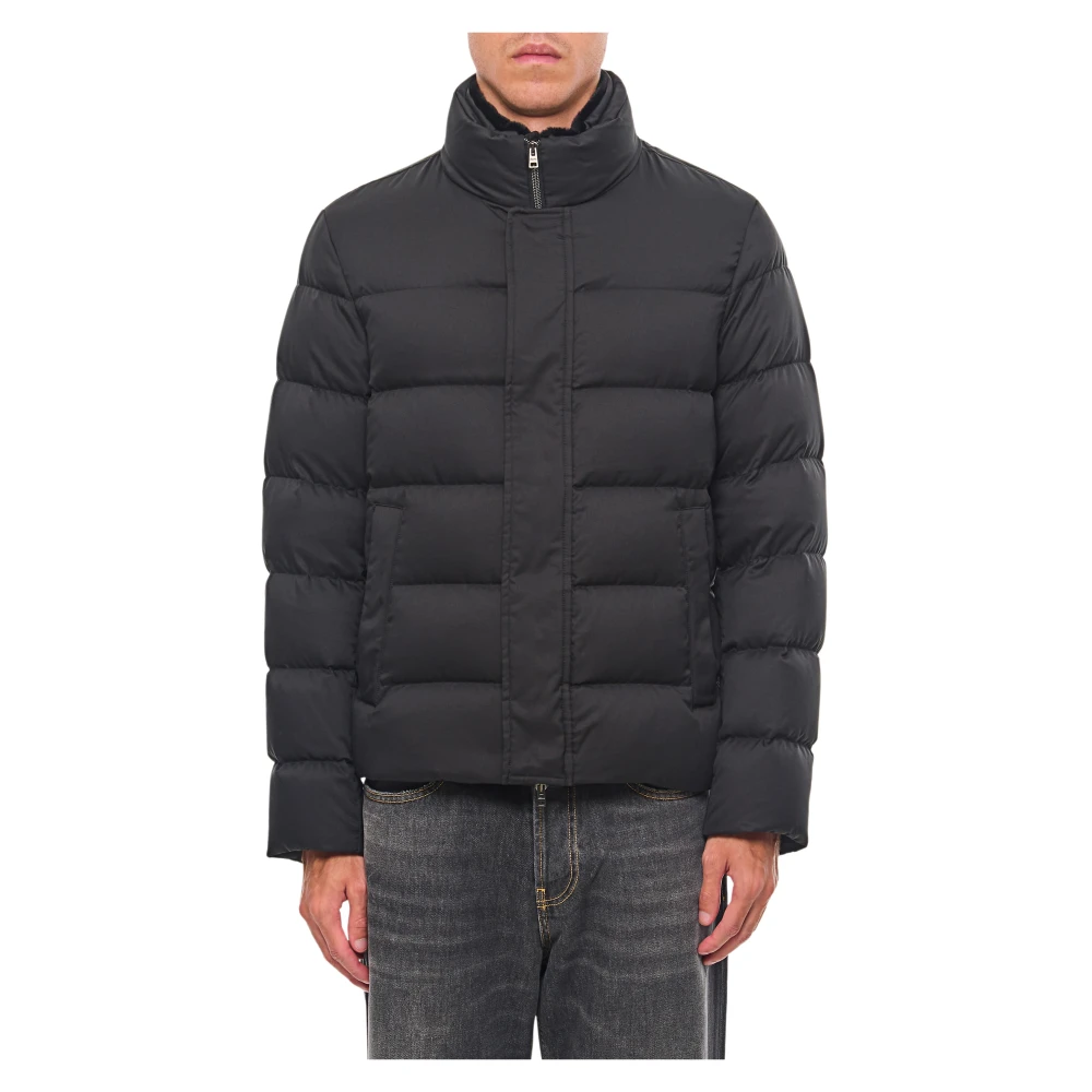 Herno Black Arendelle Bomber - Male - Winter Jackets - Xl - Jackets