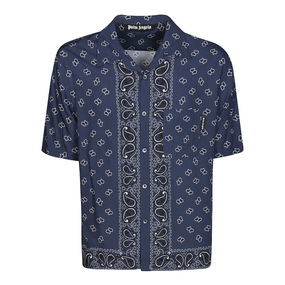 Palm Angels Paisley Bowling Shirt Multicolor Heren