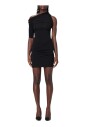 robe-mini-une-epaule-noire