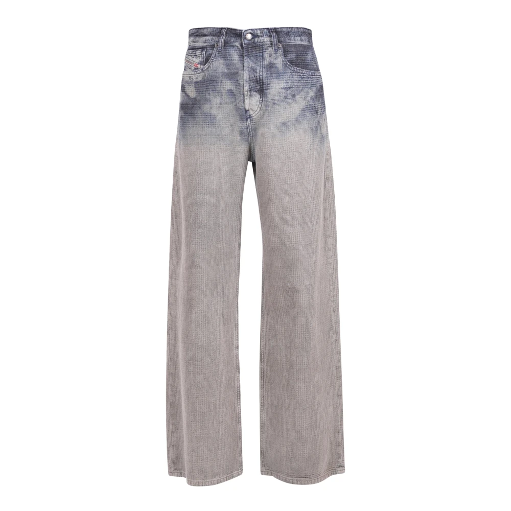 Diesel Women's Blue Wide Jeans, W28, 1996 D-Sire Jeans