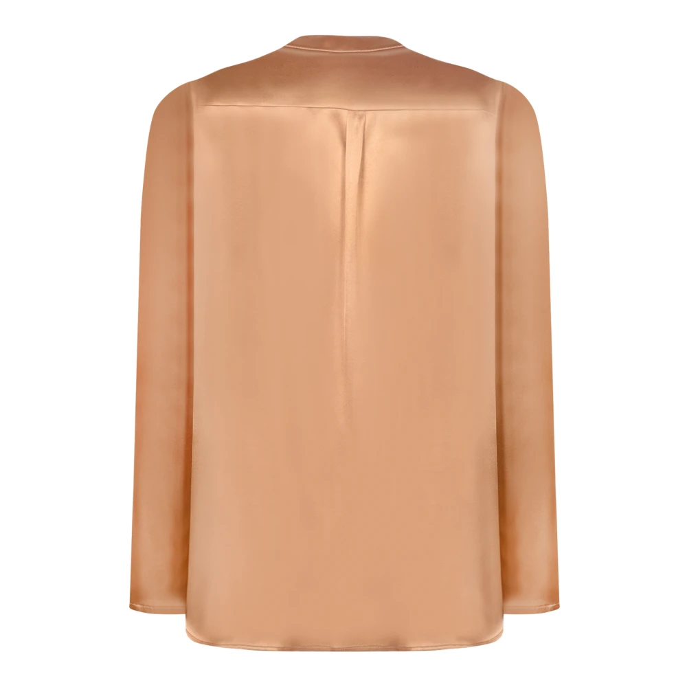 Blanca Vita Metallic shirts voor vrouwen Beige Dames