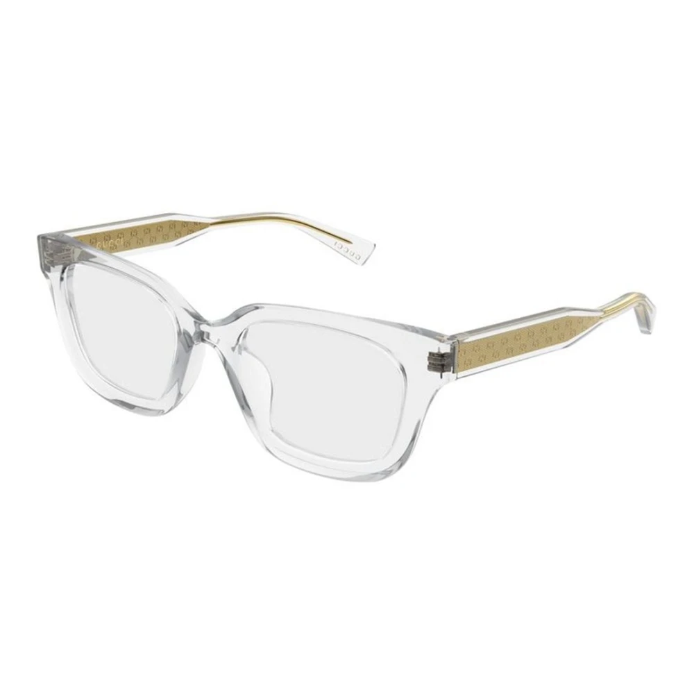 Gucci Women's White Square Optical Frame - Glasses - 52 Mm - Accessories