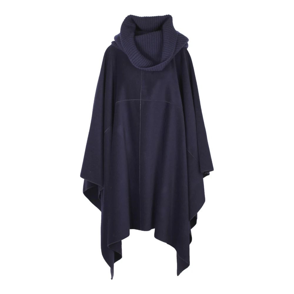 Alysi - Jackets > Capes - Blue - Alysi - Modalova