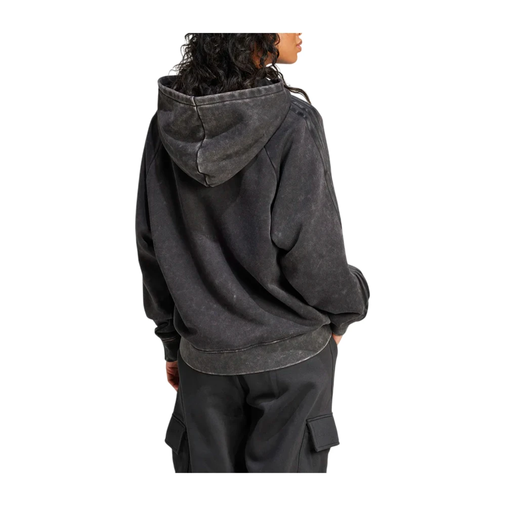 Adidas Wash Hoodie Zip Sweatshirt Black Dames