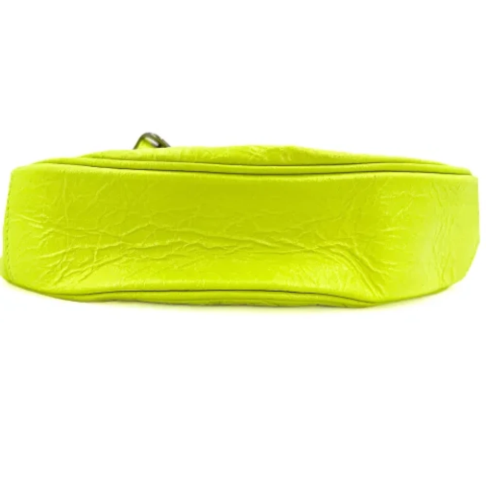Balenciaga Vintage Pre-owned Leather shoulder-bags Yellow Dames
