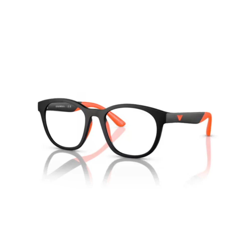 Emporio Armani Unisex Black Glasses, 47 Mm, Ek4001 Optical Frame