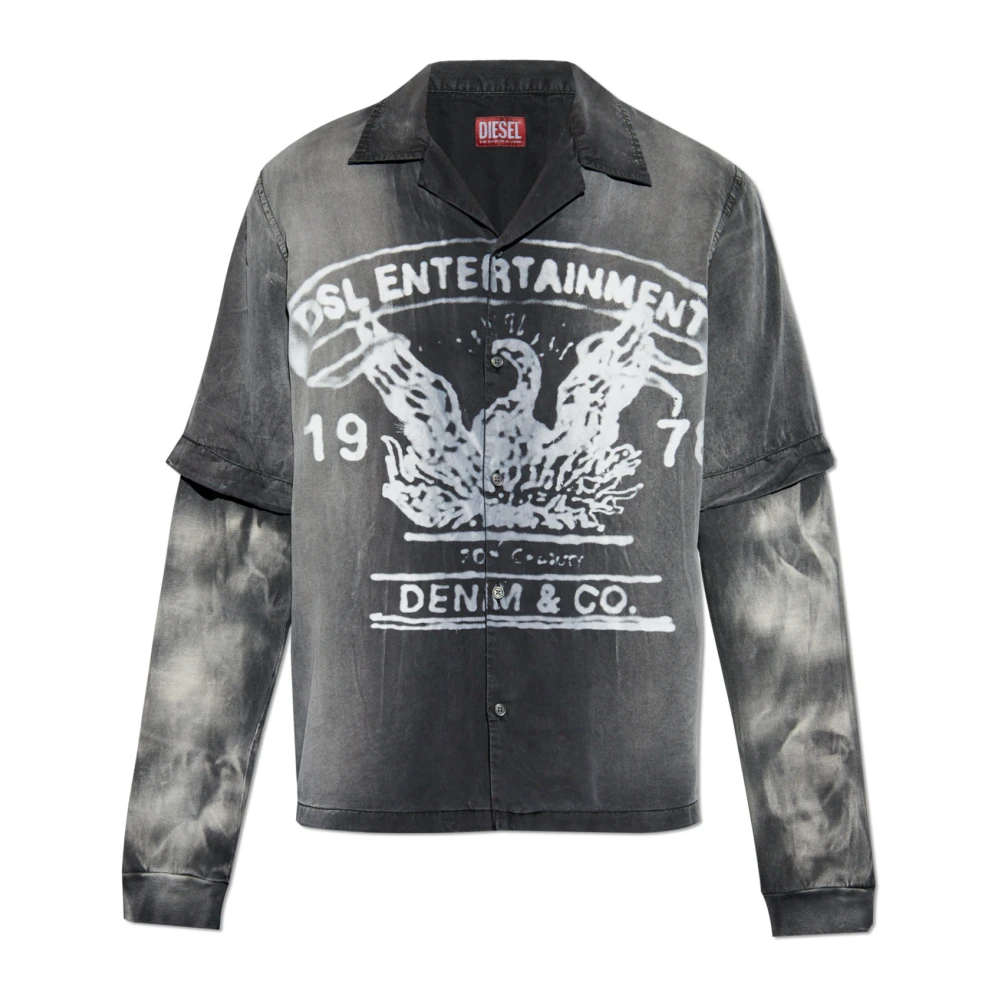 Diesel Shirt S-Eeklo Gray Heren