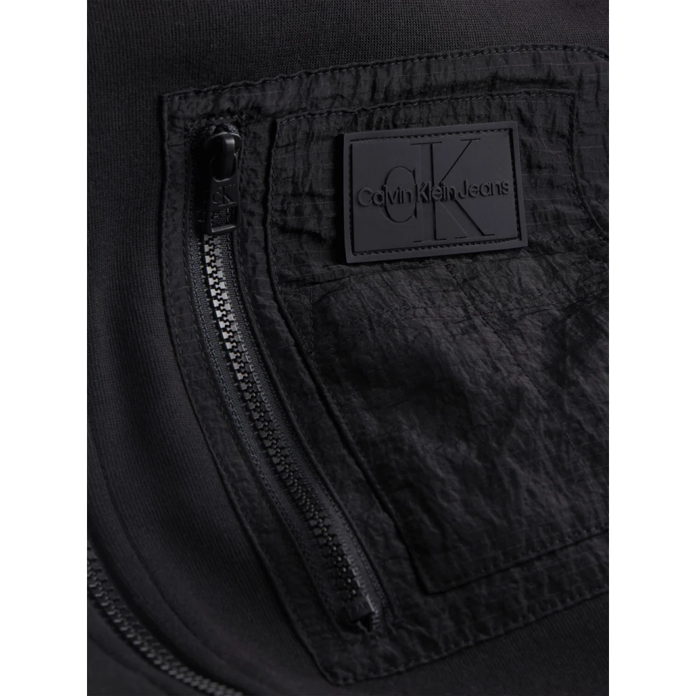 Calvin Klein Zwarte Mix Media Ritspak Black Heren