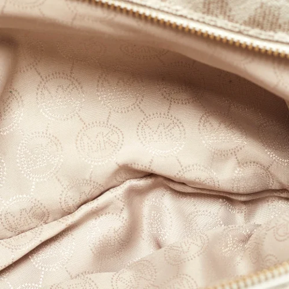 Michael Kors Pre-owned Leather shoulder-bags White Dames