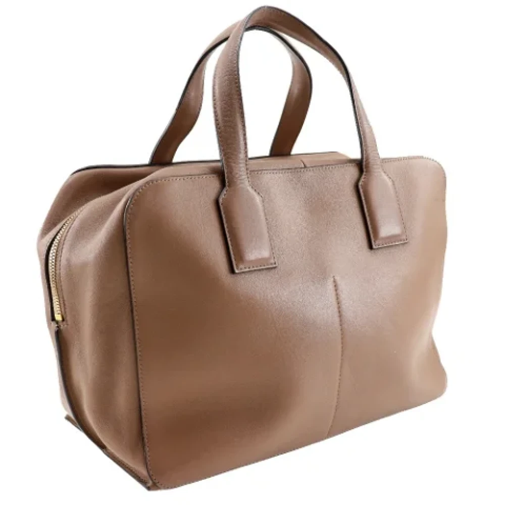 Loewe Pre-owned Leather travel-bags Brown Dames