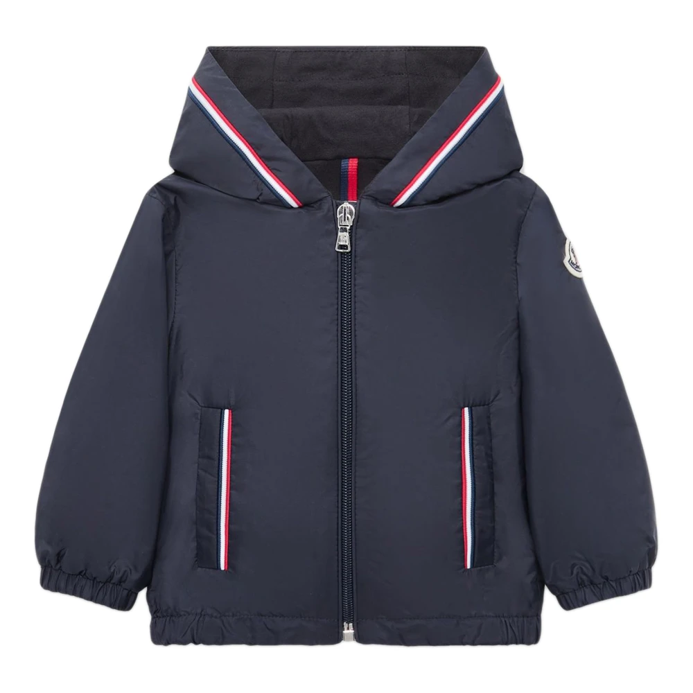 Moncler Blue Winter Jackets, Unisex, 18 M, Granduc Hooded Jacket