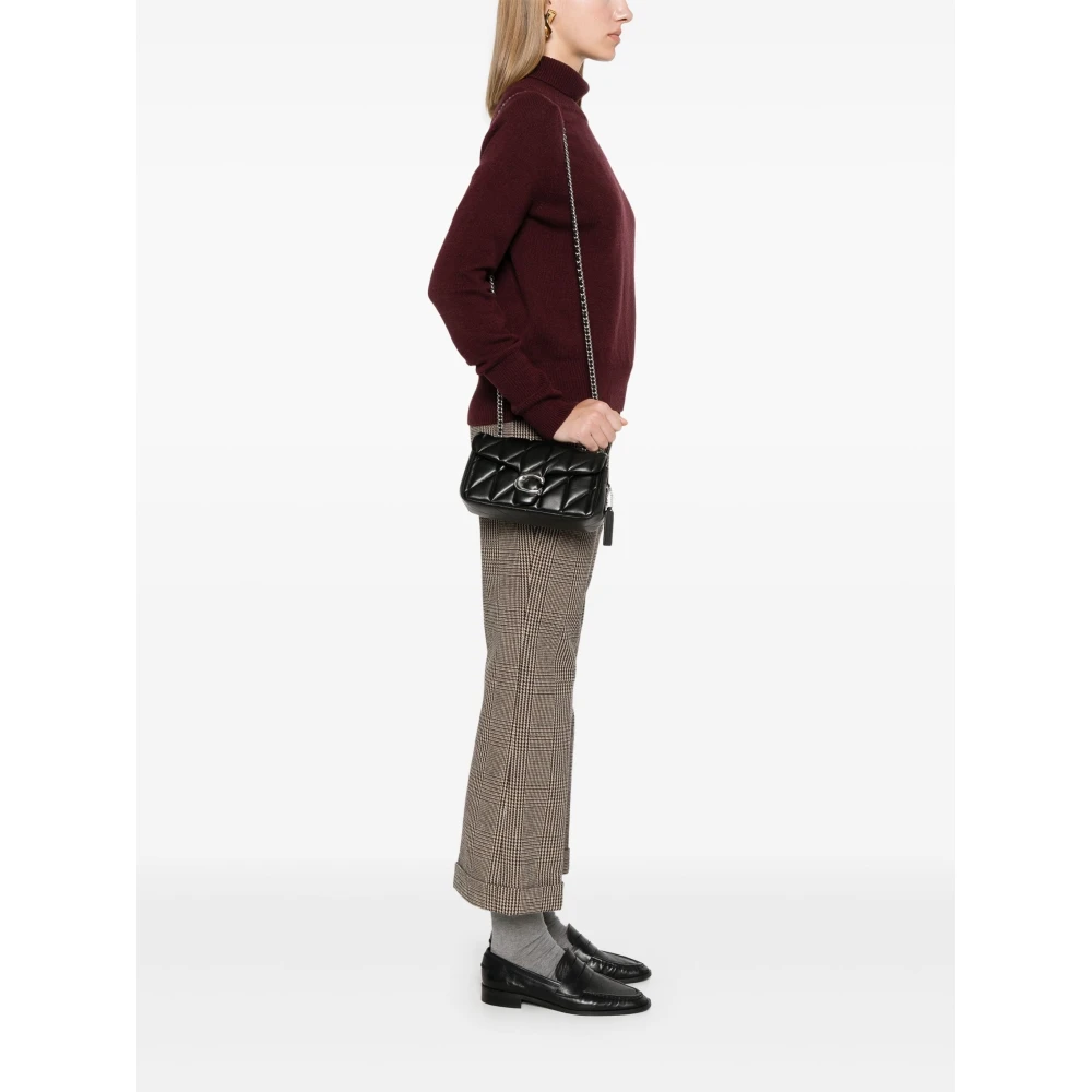 Coach Gewatteerde Tabby Schoudertas Black Dames