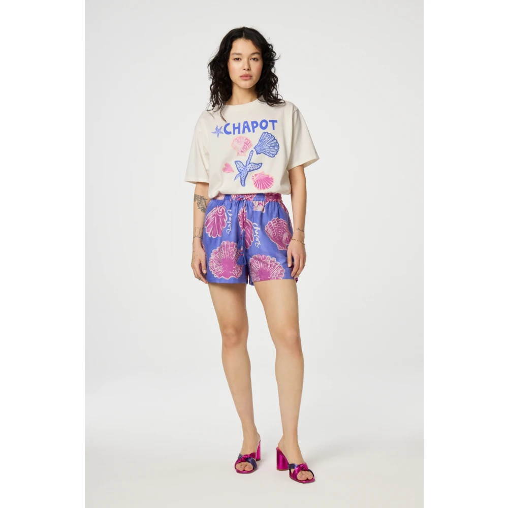 Fabienne Chapot Blauwe Print Dames Boy Shorts Multicolor Dames