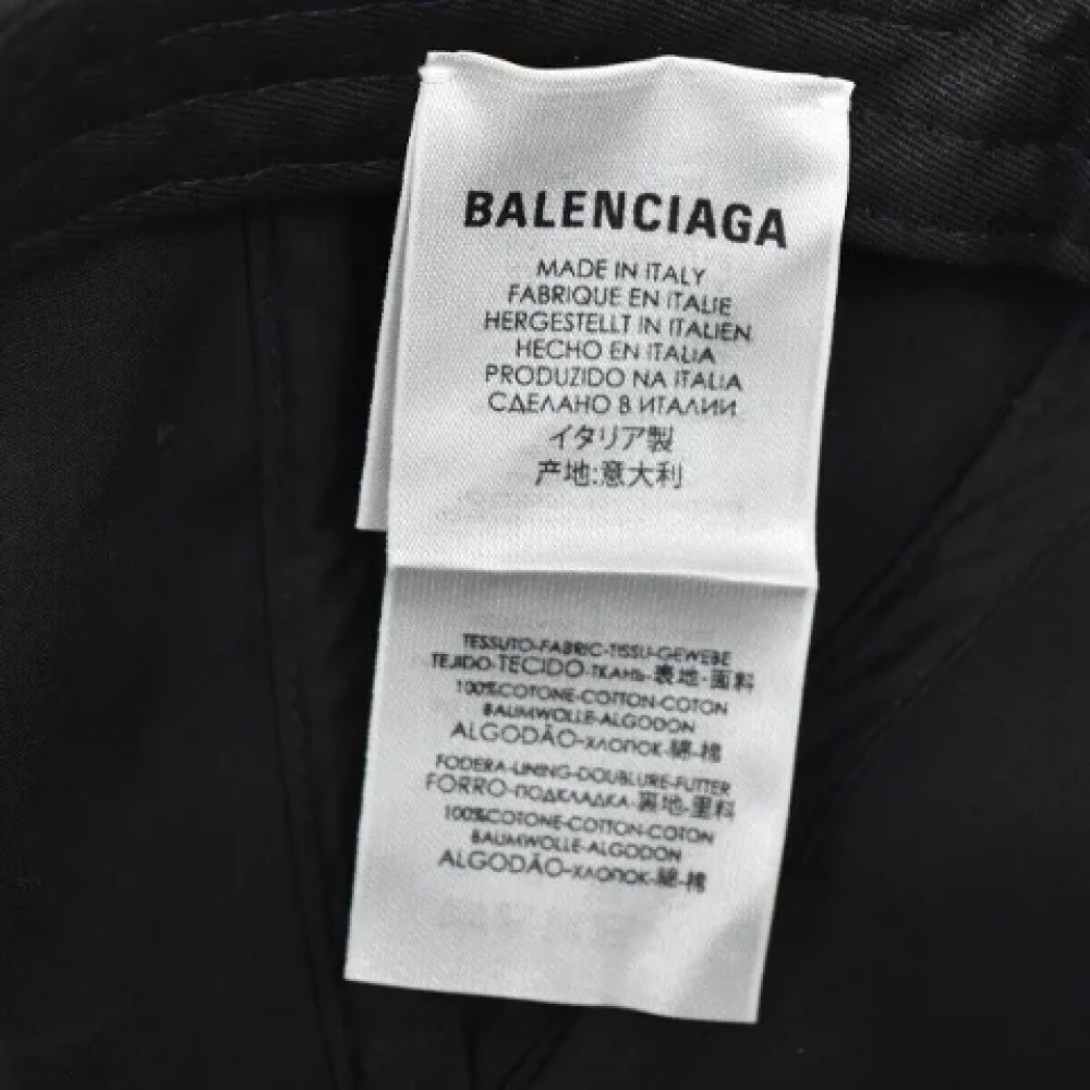 Balenciaga Vintage Pre-owned Canvas hats Black Unisex