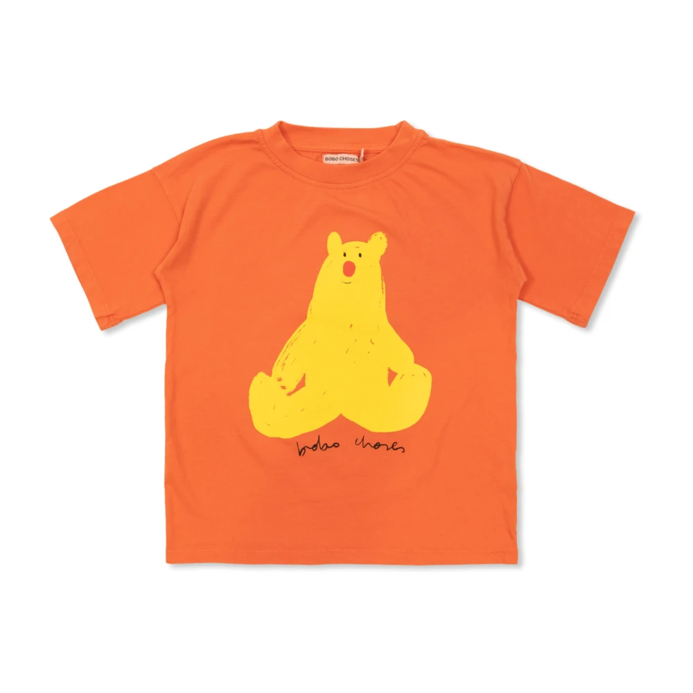 Bobo Choses Bedrukt T-shirt Orange Unisex