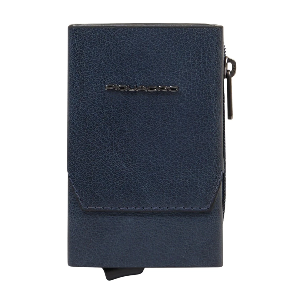 Piquadro Hombre Billetera Pop-Up Con Bolsillo Para Dinero