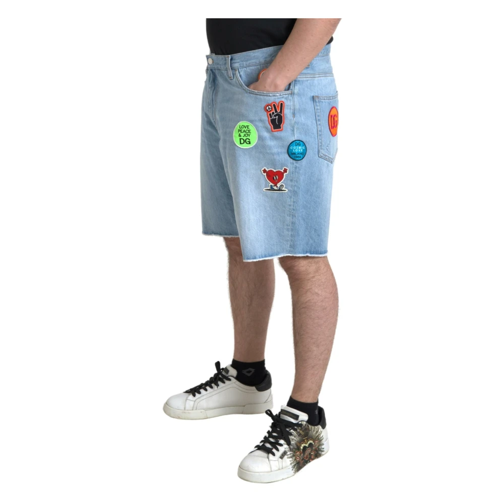 Dolce & Gabbana Denim Shorts Blue Heren