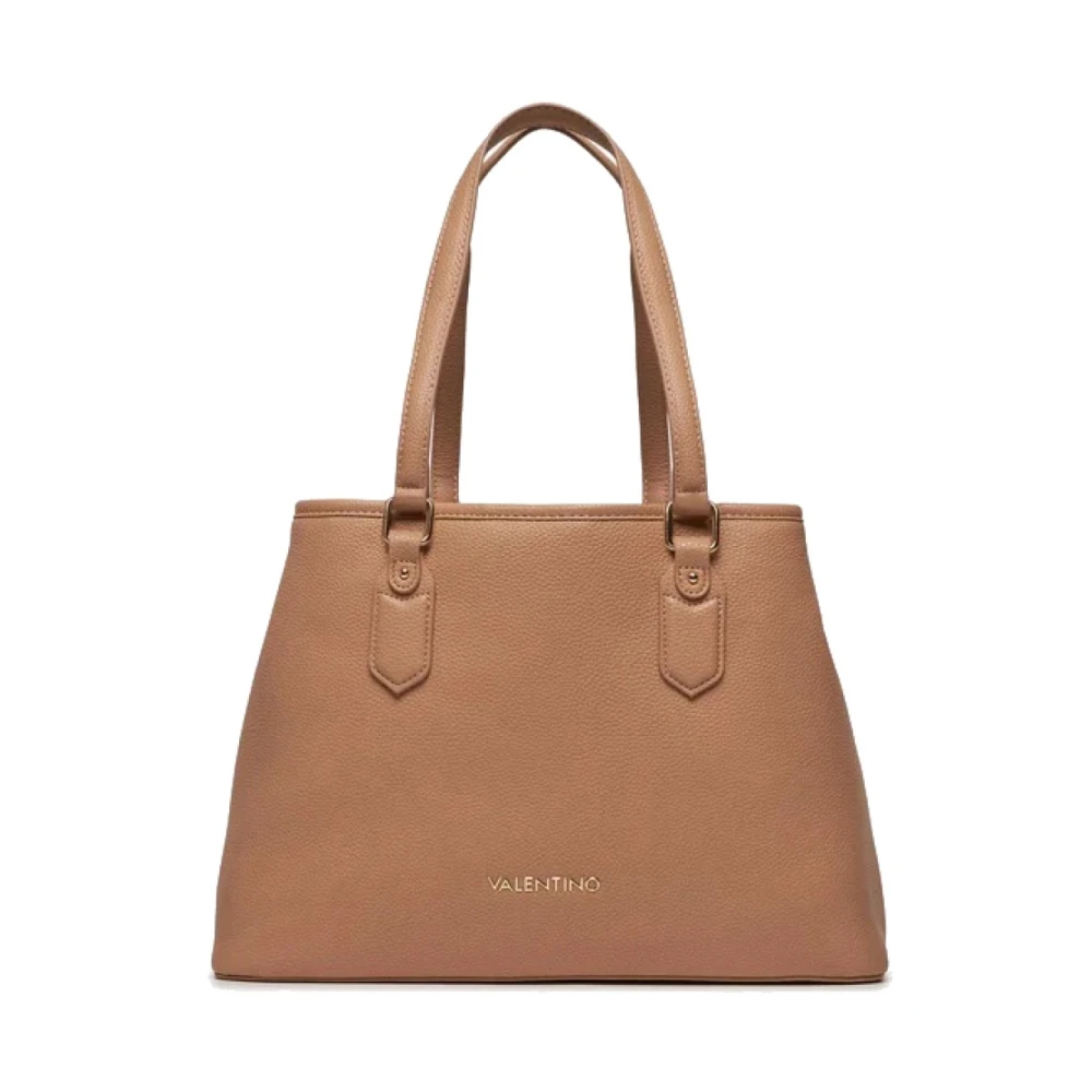 Valentino by Mario Valentino Stijlvolle Tote Bags om te Shoppen Beige Dames