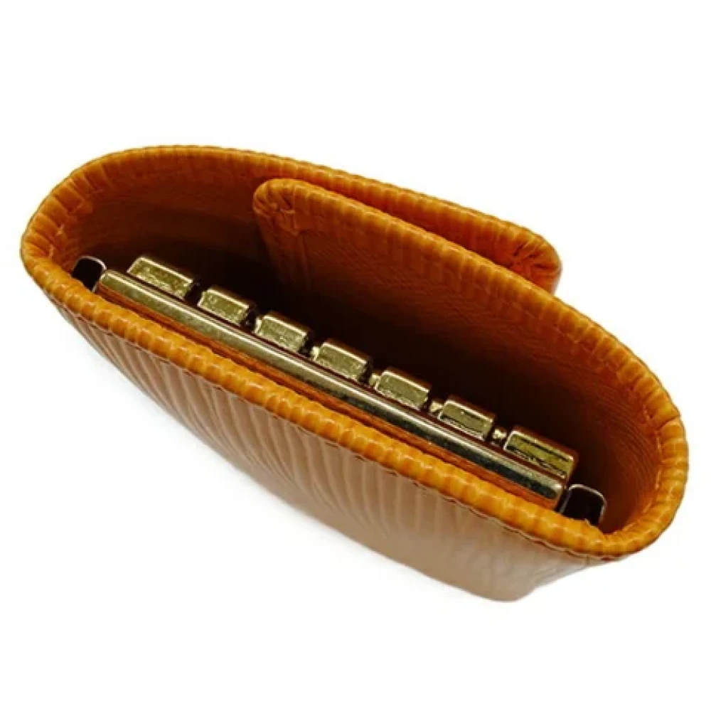 Louis Vuitton Vintage Pre-owned Canvas key-holders Yellow Dames