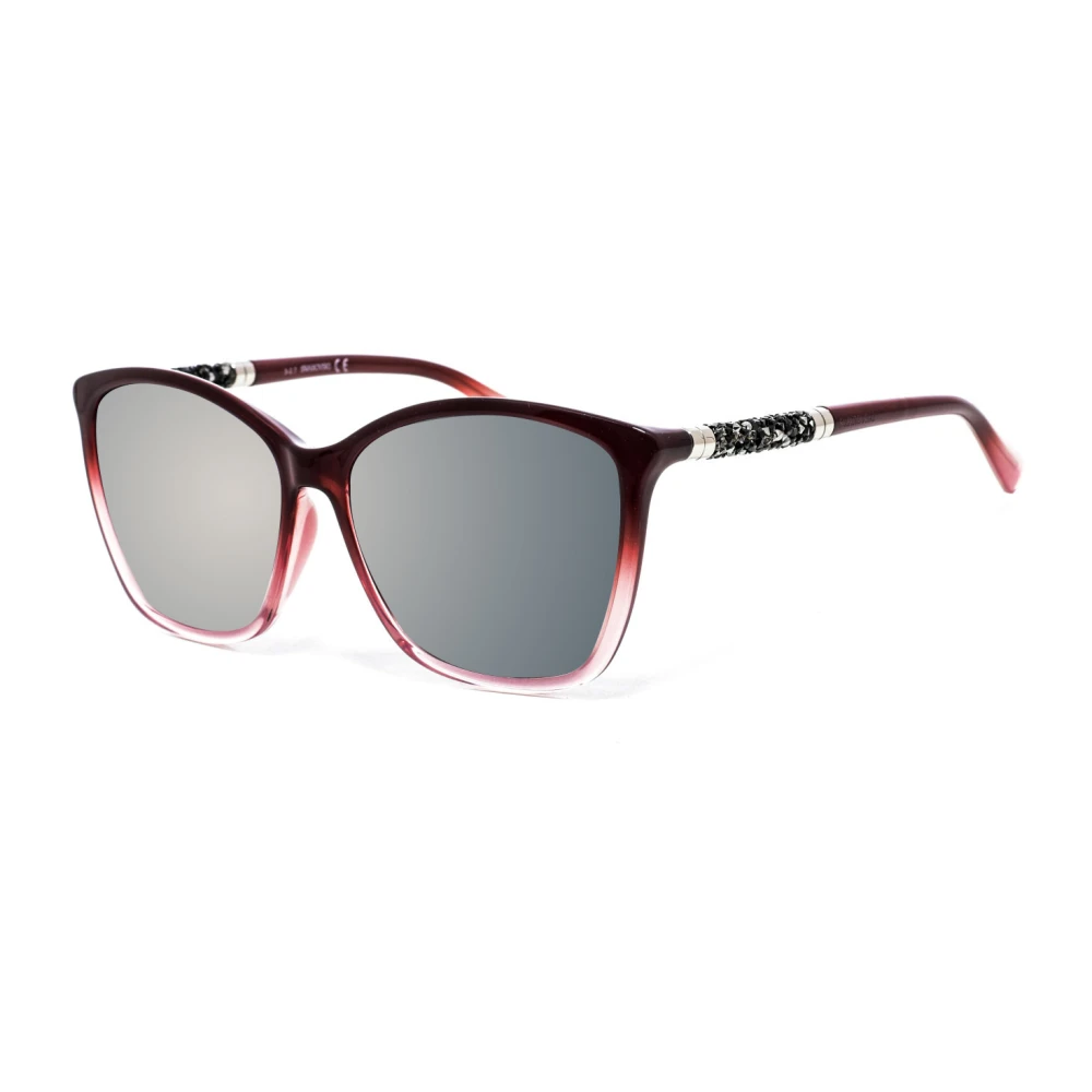 Swarovski Women's Purple Square Acetate Sunglasses