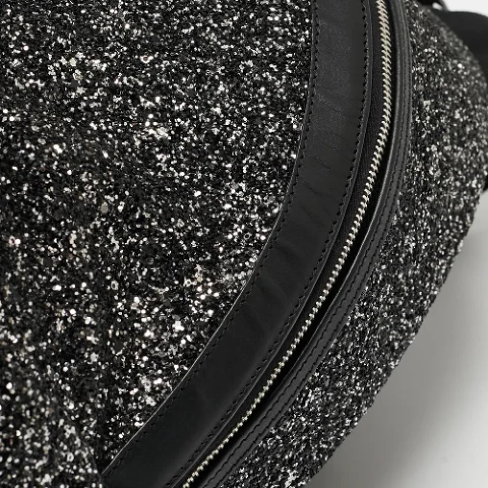 Yves Saint Laurent Vintage Pre-owned Fabric backpacks Black Dames