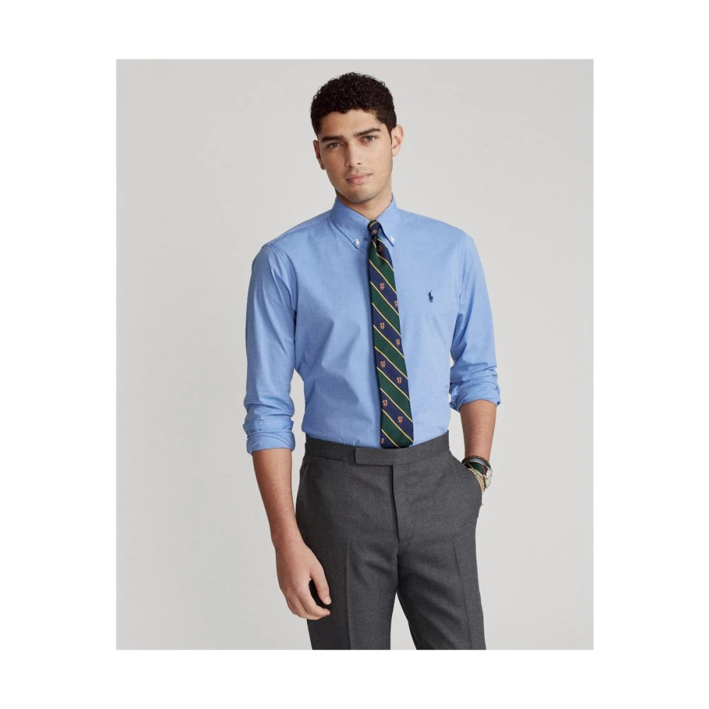 Ralph Lauren Klassiek Formeel Overhemd Blue Heren