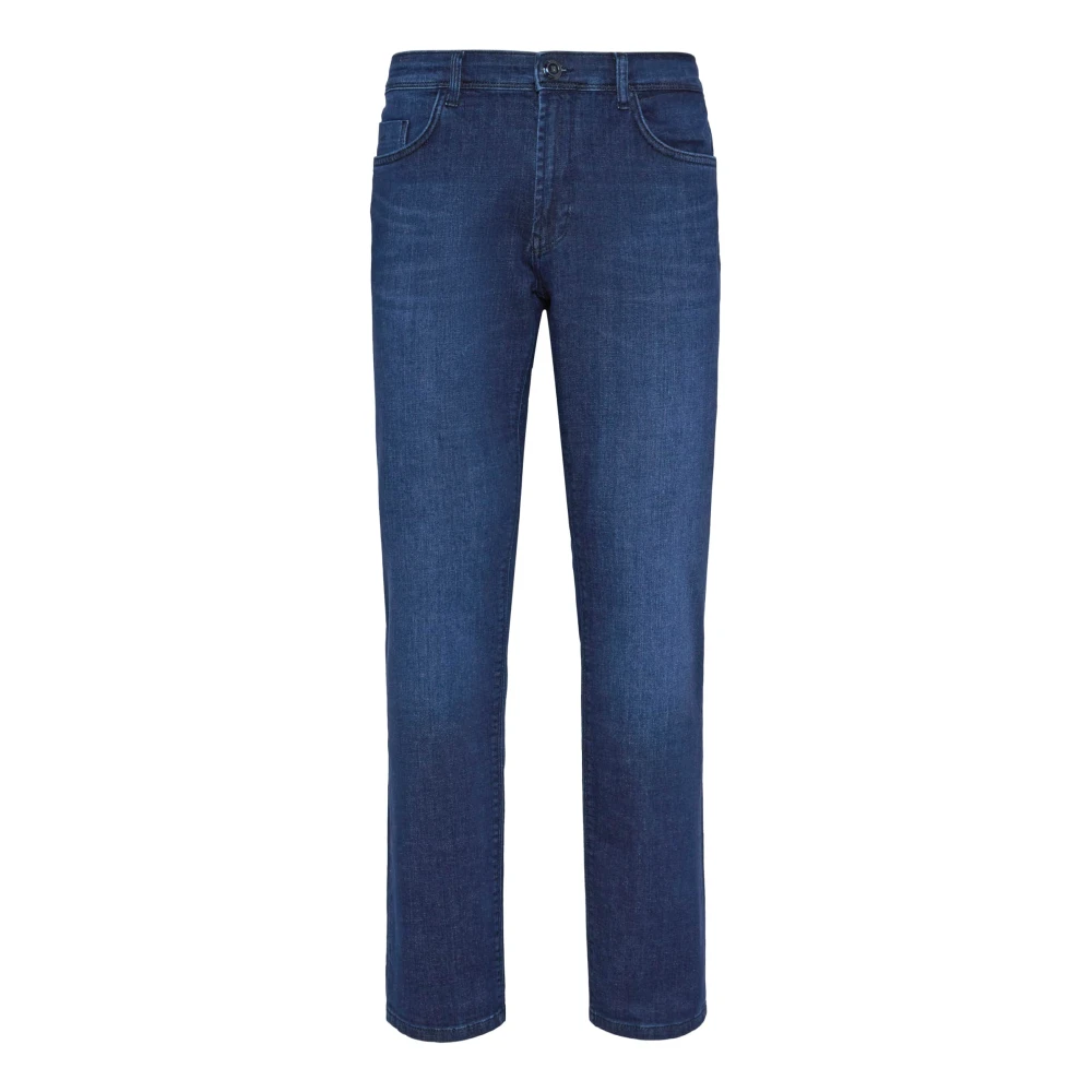 Boggi Milano Stretch Denim Jeans Blue Heren