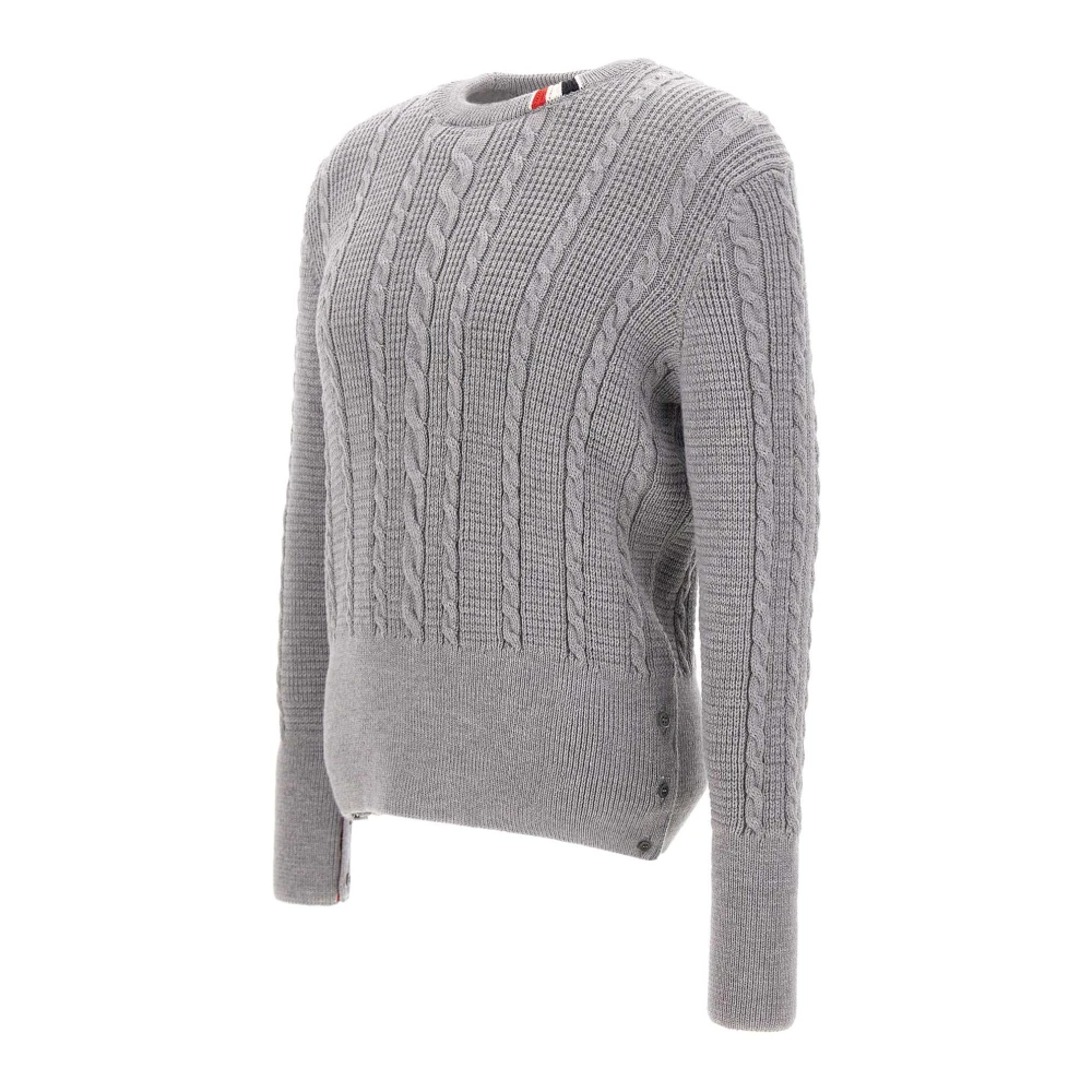 Thom Browne Grijze Sweaters voor Mannen Gray Heren