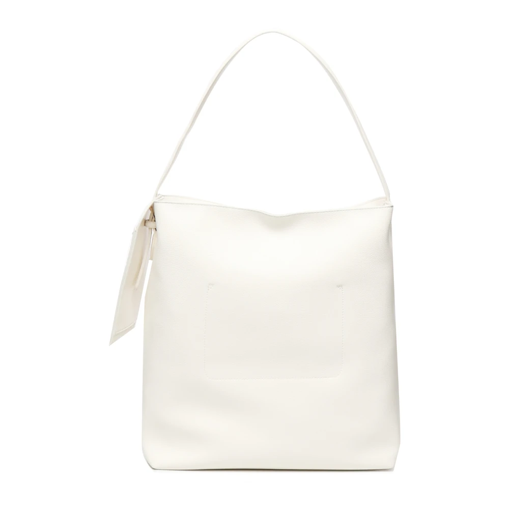 V73 Witte Ongevoerde Tas met Afneembare Houder White Dames