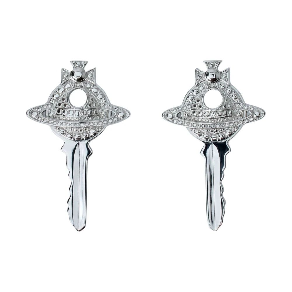 Vivienne Westwood Earrings, Female, One Size, Curzio Earrings Gray