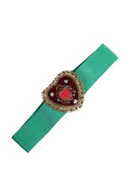 green-heart-embellished-snap-closure-belt