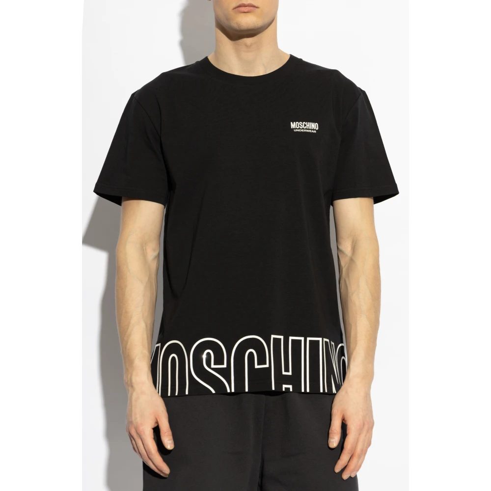 Moschino T-shirt uit de ondergoedlijn Black Heren