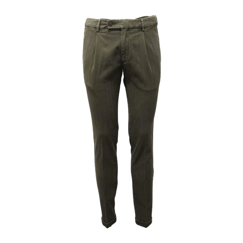 Michael Coal Men's Green Slim Fit Trousers - Slim-Fit Trousers - W32 - Trousers