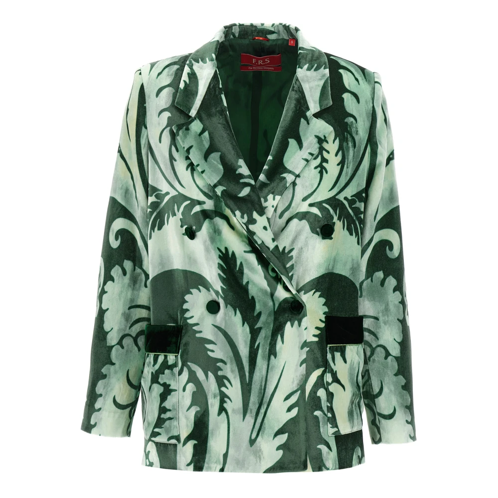 F.r.s For Restless Sleepers Women's Green Blazers, 3XL, Mereope Blazer
