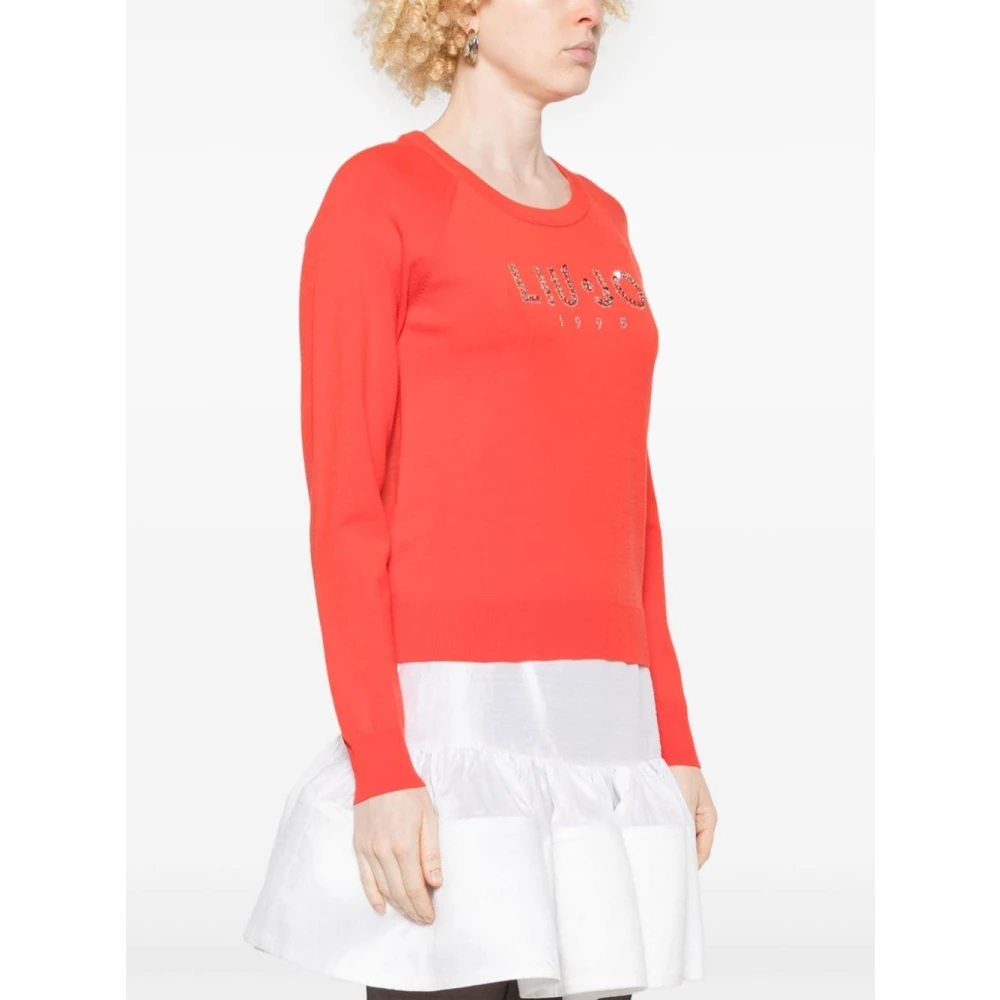 Liu Jo Stijlvolle Sweaters Collectie Red Dames