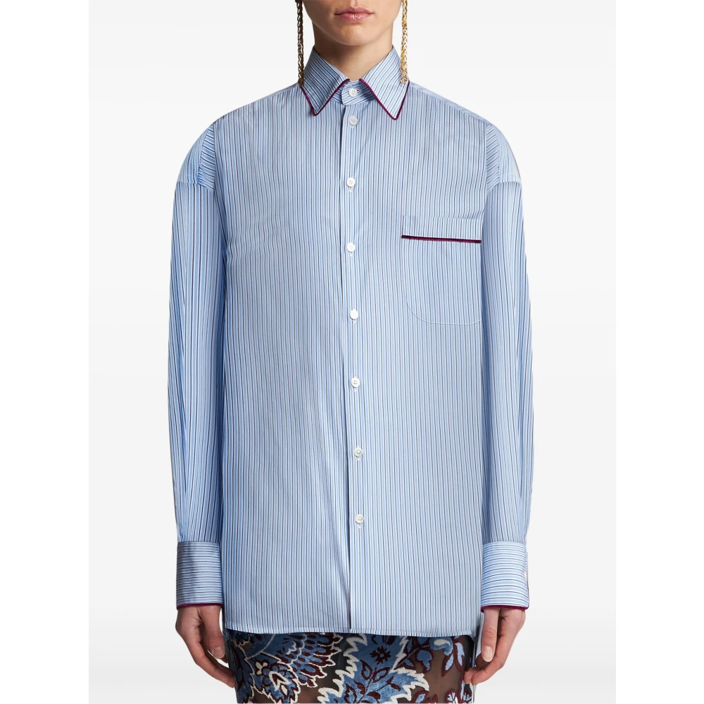 ETRO Stijlvolle Overhemd Blue Dames
