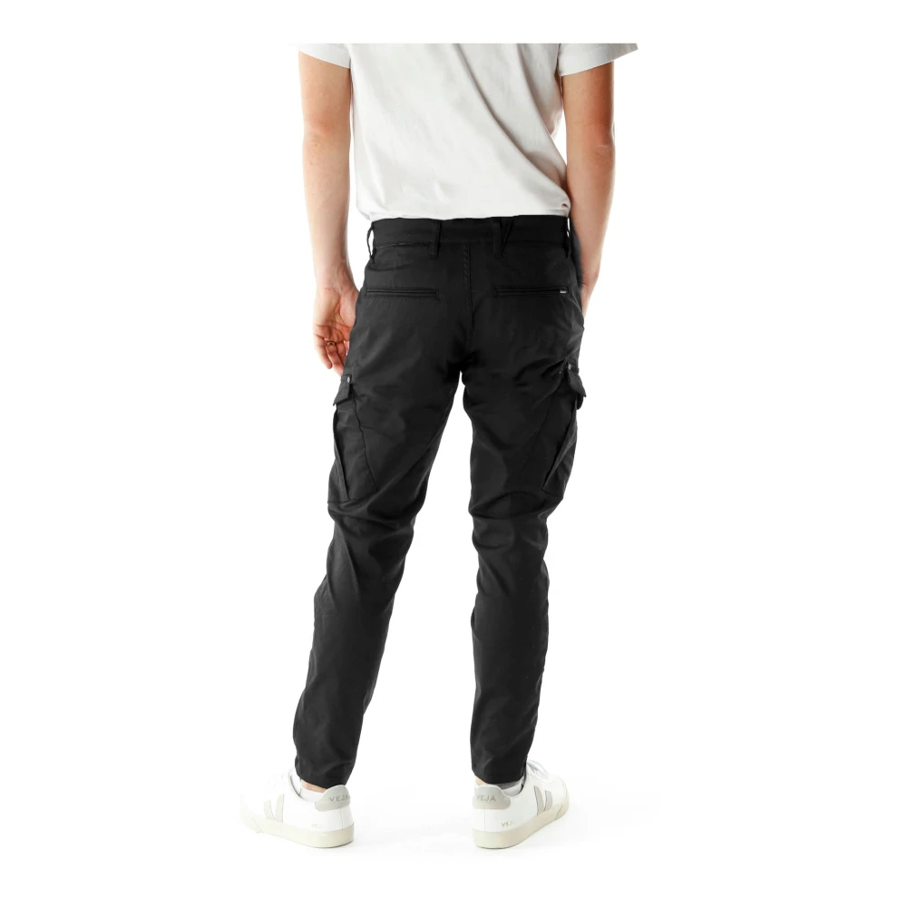 Gabba Cargo Pants met Super-Stretch Stof Black Heren