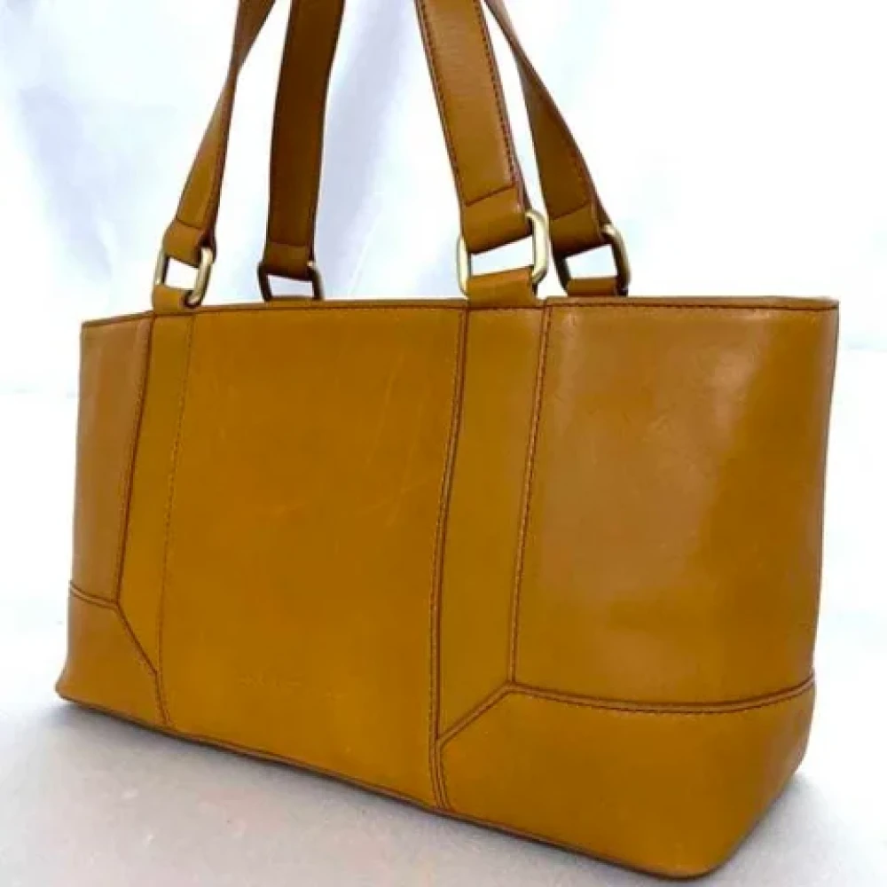 Burberry Vintage Pre-owned Leather handbags Brown Dames