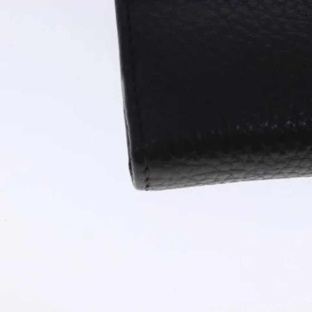 Gucci Vintage Pre-owned Leather wallets Black Dames