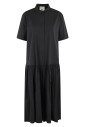 robe-midi-en-popeline-noire-avec-col-classique