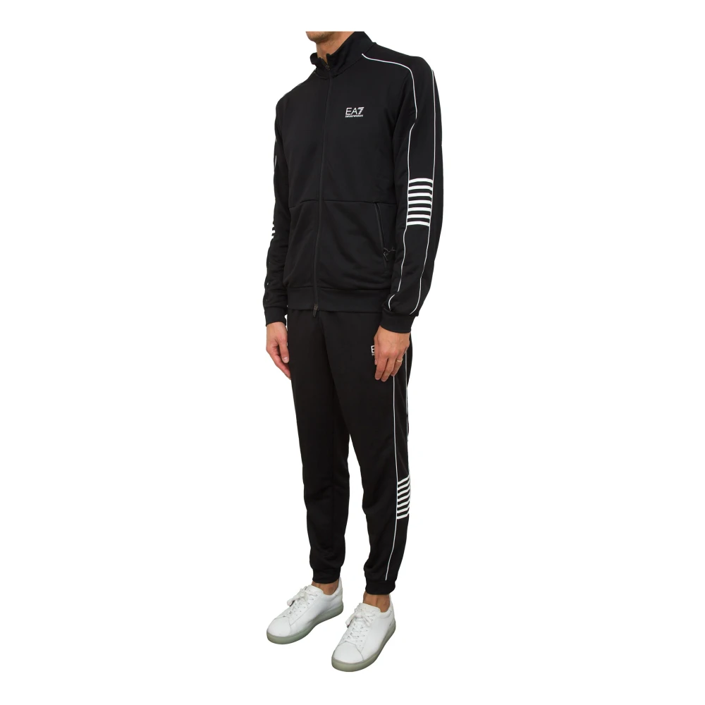 Emporio Armani EA7 Zwart Sportief Trainingspak Black Heren