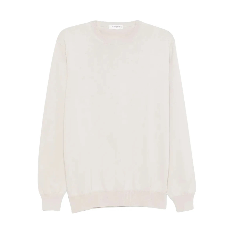 Kangra Men's Beige Girocollo Rasato Calato