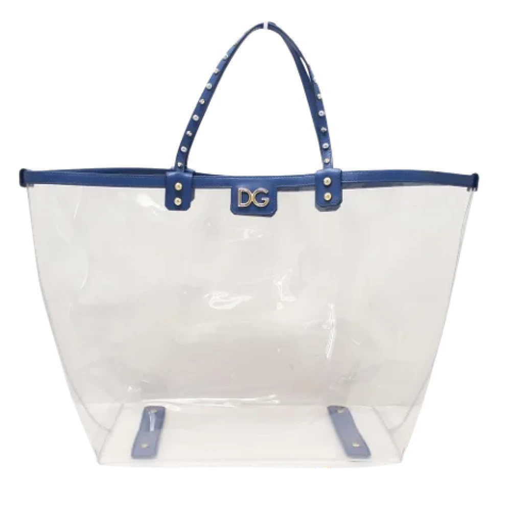 Dolce & Gabbana Pre-owned Plastic handbags Blue Dames